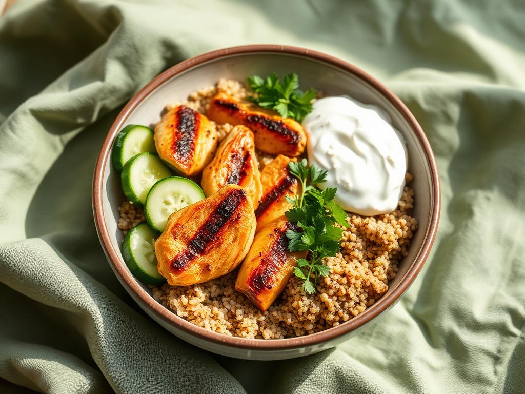 High-Protein-Hähnchen-Bowl